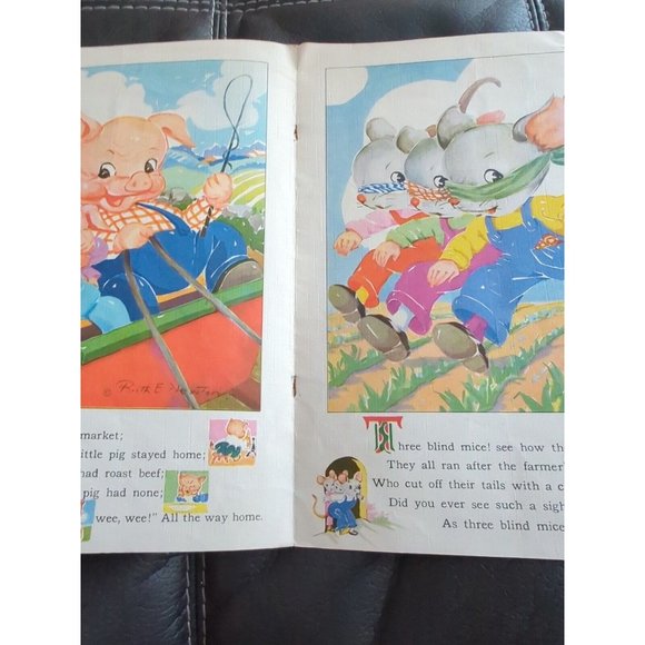 Animal Mother Goose 1942 Ruth E. Newton  Whitman Publishing Co. - Picture 9 of 10